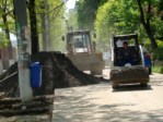 Amenajare spatii verzi langa trotuare - Sos. Colentina, Bucuresti